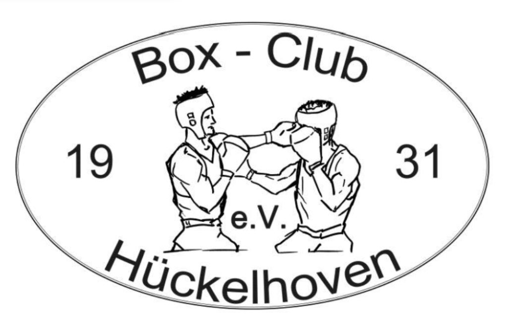 Logo of Box-Club Hückelhoven featuring two boxers in a match, with the year established '1931' and 'e.V.' text.